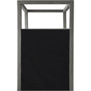 Meridian Emerson Grey Linen Textured Fabric Twin Bed (3 Boxes) IMAGE 6