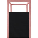 Meridian Emerson Light Pink Linen Textured Fabric Twin Bed (3 Boxes) IMAGE 6