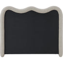 Meridian Gavin Beige Chenille Fabric Full Bed (3 Boxes) IMAGE 5