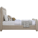 Meridian Gavin Beige Chenille Fabric Twin Bed (3 Boxes) IMAGE 4