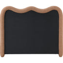 Meridian Gavin Cognac Chenille Fabric King Bed (3 Boxes) IMAGE 5