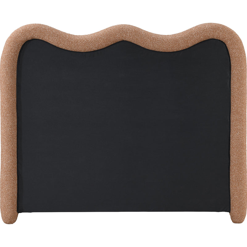 Meridian Gavin Cognac Chenille Fabric Queen Bed (3 Boxes) IMAGE 5