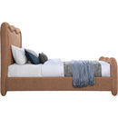 Meridian Gavin Cognac Chenille Fabric Twin Bed (3 Boxes) IMAGE 4