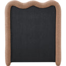 Meridian Gavin Cognac Chenille Fabric Twin Bed (3 Boxes) IMAGE 5