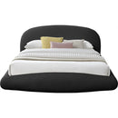 Meridian Genesis Black Teddy Fabric Queen Bed (3 Boxes) IMAGE 3