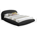 Meridian Genesis Black Teddy Fabric Queen Bed (3 Boxes) IMAGE 6