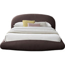 Meridian Genesis Brown Teddy Fabric Full Bed (3 Boxes) IMAGE 3