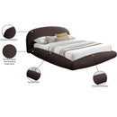 Meridian Genesis Brown Teddy Fabric Full Bed (3 Boxes) IMAGE 7
