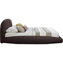 Meridian Genesis Brown Teddy Fabric King Bed (3 Boxes) IMAGE 4