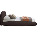 Meridian Genesis Brown Teddy Fabric Twin Bed (3 Boxes) IMAGE 4
