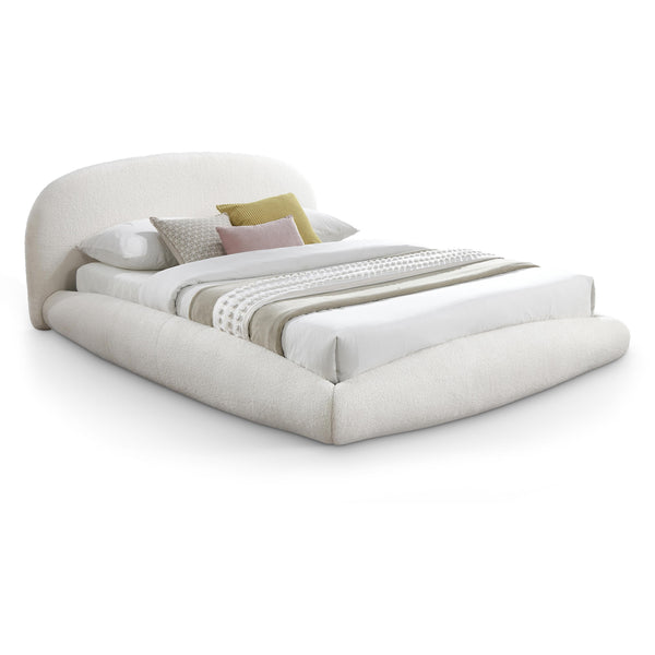 Meridian Genesis Cream Teddy Fabric Full Bed (3 Boxes) IMAGE 1
