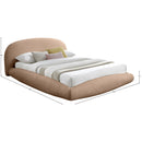 Meridian Genesis Beige Teddy Fabric Full Bed (3 Boxes) IMAGE 6