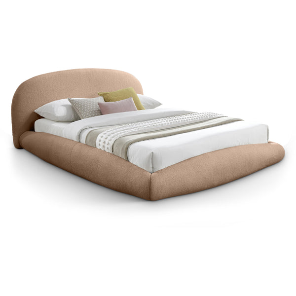 Meridian Genesis Beige Teddy Fabric King Bed (3 Boxes) IMAGE 1