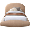 Meridian Genesis Beige Teddy Fabric Twin Bed (3 Boxes) IMAGE 3