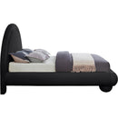 Meridian Madrid Black Velvet King Bed IMAGE 4