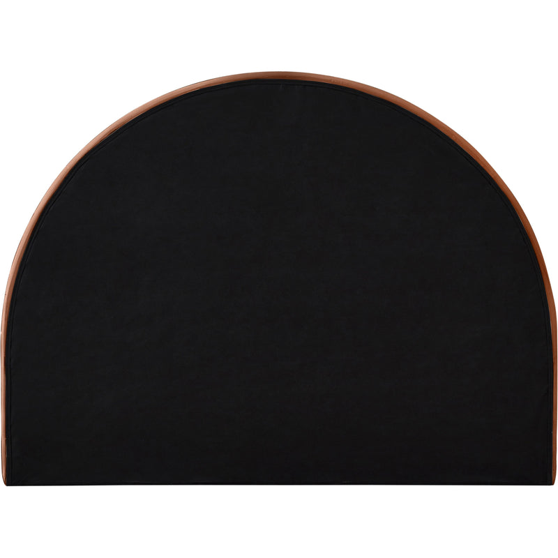 Meridian Madrid Cognac Velvet King Bed IMAGE 5