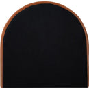 Meridian Madrid Cognac Velvet Twin Bed IMAGE 5