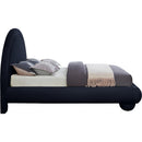 Meridian Madrid Navy Velvet King Bed IMAGE 4