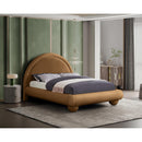 Meridian Madrid Saddle Velvet Full Bed IMAGE 2