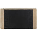  Meridian Modena Beige Chenille Fabric Upholstered King Bed IMAGE 5