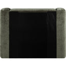  Meridian Modena Green Chenille Fabric Upholstered Twin Bed IMAGE 5