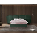 Meridian Shiloh Green Green Boucle Fabric King Bed (3 Boxes) IMAGE 4