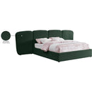 Meridian Shiloh Green Green Boucle Fabric Queen Bed (3 Boxes) IMAGE 10