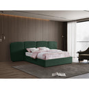 Meridian Shiloh Green Green Boucle Fabric Queen Bed (3 Boxes) IMAGE 2