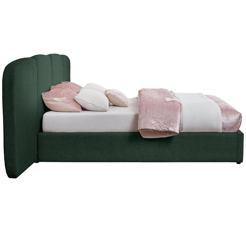 Meridian Shiloh Green Green Boucle Fabric Queen Bed (3 Boxes) IMAGE 5