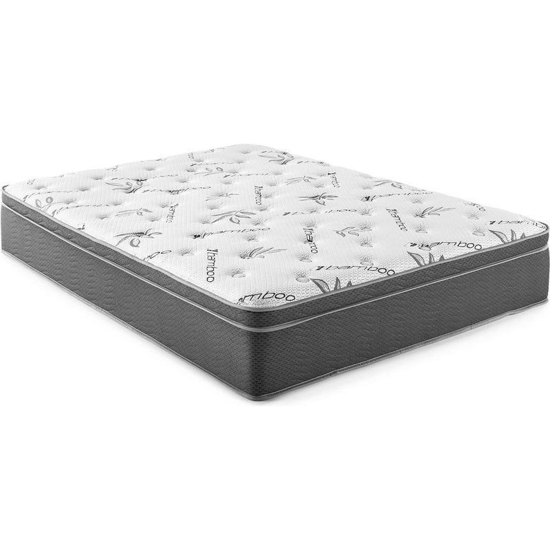 Coaster Furniture Sommet 13" Bamboo Euro Top Foam Hybrid Mattress (King) IMAGE 1