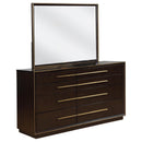 Coaster Furniture Durango 223263M 8-Drawer Dresser with Mirror - Smoked Peppercorn IMAGE 1