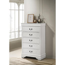  Coaster Furniture Louis Philippe 202445 5-Drawer Bedroom Chest - White IMAGE 9