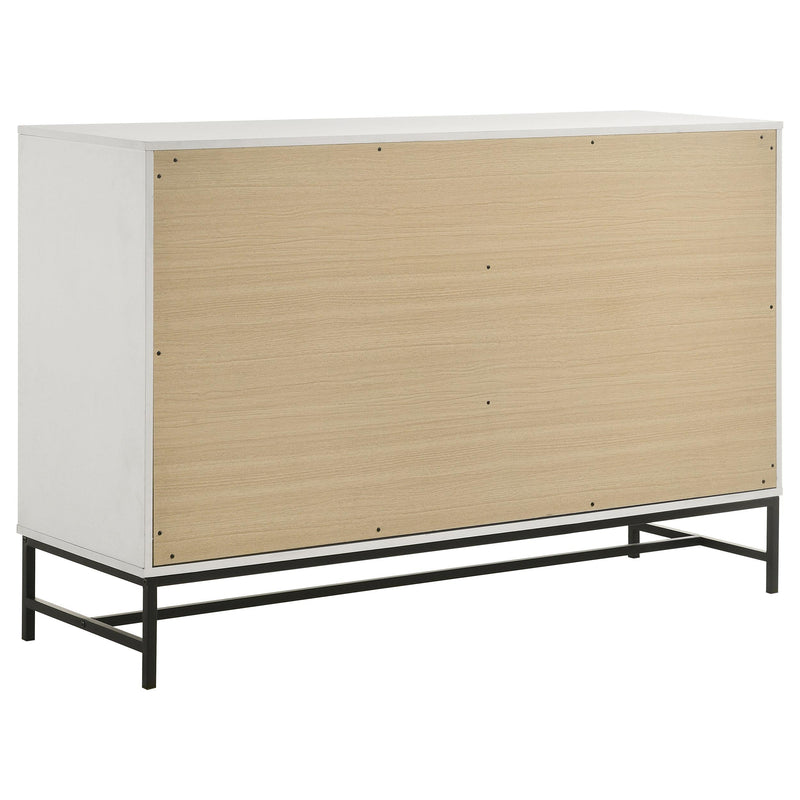 Coaster Furniture Sonora 224863 6-Drawer Bedroom Dresser - White IMAGE 5