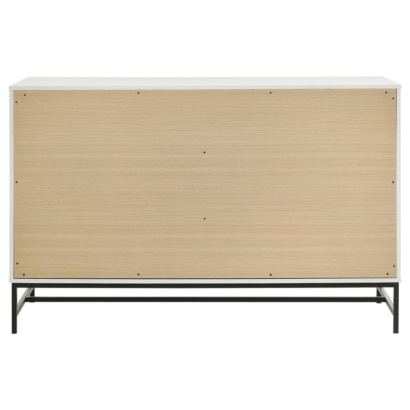  Coaster Furniture Sonora 224863 6-Drawer Bedroom Dresser - White IMAGE 6