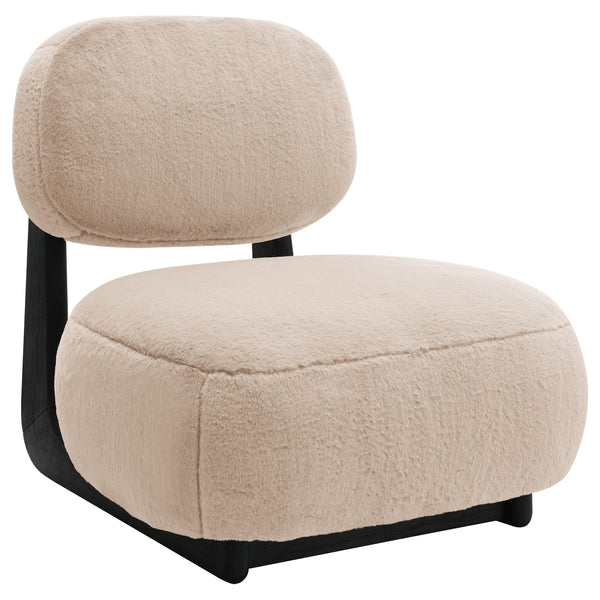  Coaster Furniture Duffie 903097 Upholstered Armless Accent Chair - Camel IMAGE 1