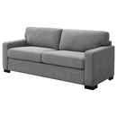 Coaster Furniture Simpson 360050 Upholstered Sofa Sleeper with Queen Mattress - Grey IMAGE 4