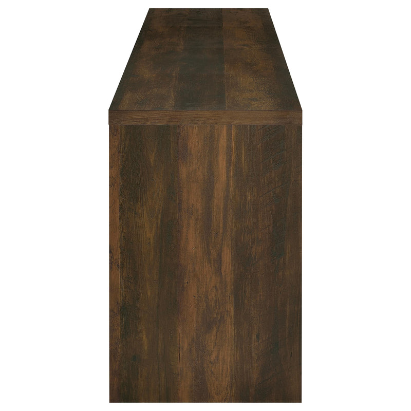  Coaster Furniture Laughlin 724123 4-door Engineered Wood 78-inch TV Stand - Dark Pine IMAGE 9