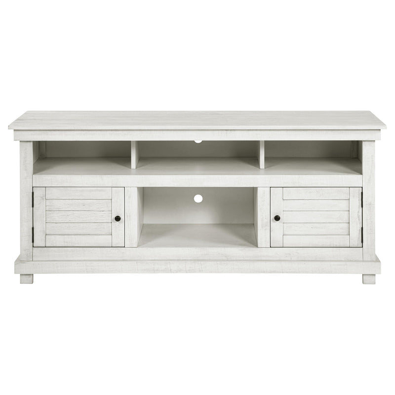 Coaster Furniture Payne 710052 60-inch TV Stand Media Console - Distressed White IMAGE 2