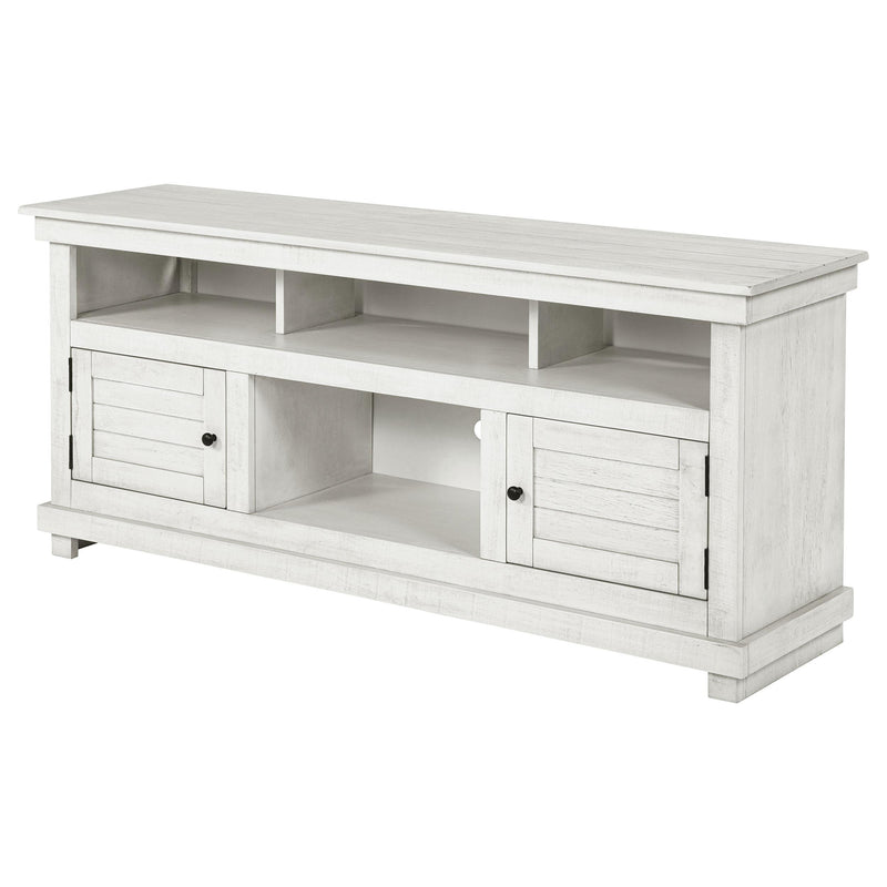 Coaster Furniture Payne 710052 60-inch TV Stand Media Console - Distressed White IMAGE 4