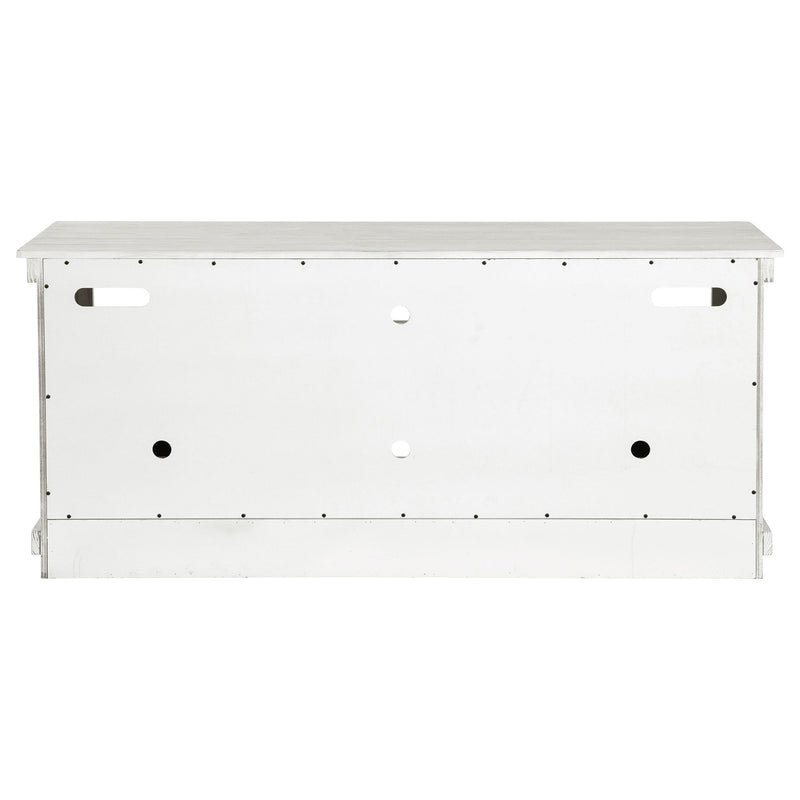Coaster Furniture Payne 710052 60-inch TV Stand Media Console - Distressed White IMAGE 7