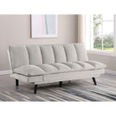  Coaster Furniture Laredo 360017 Upholstered Tufted Convertible Sofa Bed - Light Grey IMAGE 10