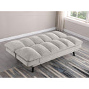  Coaster Furniture Laredo 360017 Upholstered Tufted Convertible Sofa Bed - Light Grey IMAGE 12