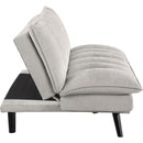  Coaster Furniture Laredo 360017 Upholstered Tufted Convertible Sofa Bed - Light Grey IMAGE 9