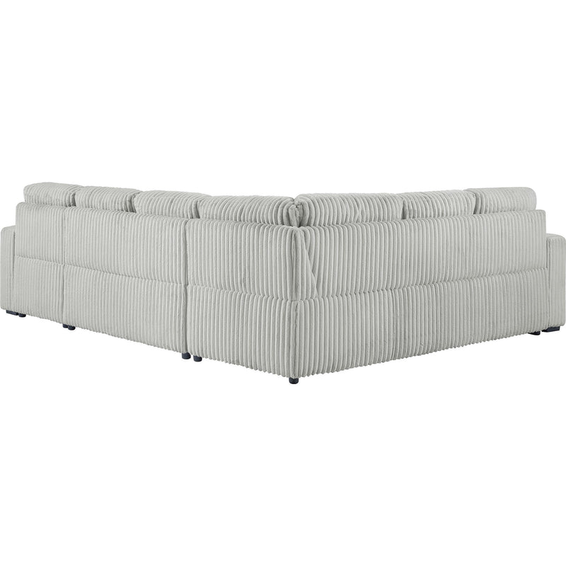  Coaster Furniture Devonshire 501208 Sleeper Sectional Sofa Storage Chaise - Grey IMAGE 11