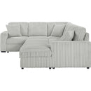  Coaster Furniture Devonshire 501208 Sleeper Sectional Sofa Storage Chaise - Grey IMAGE 9