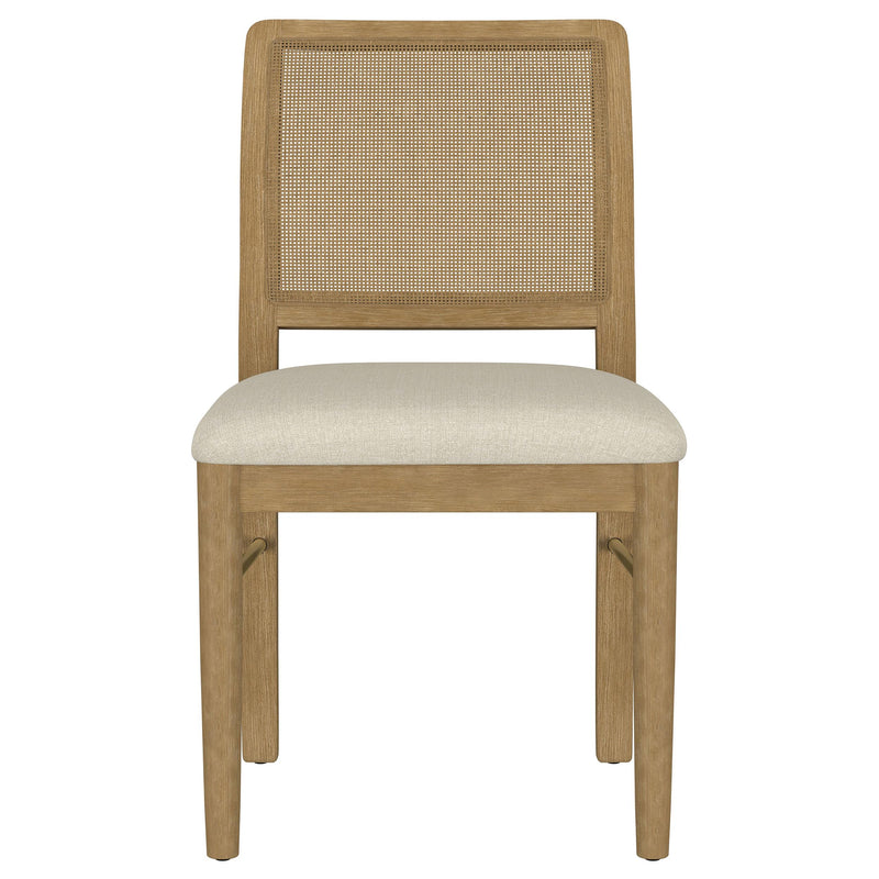  Coaster Furniture Arini 108932SWD Set of 2 Rattan Cane Dining Side Chair - Sand Wash IMAGE 3