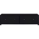  Coaster Furniture Jupiter 736303-SET 3-piece Entertainment Center 79-inch TV Stand - Black IMAGE 8