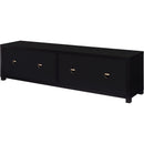  Coaster Furniture Jupiter 736303-SET 3-piece Entertainment Center 79-inch TV Stand - Black IMAGE 9