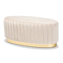WS-20352-Beige Velvet/Gold-Ottoman