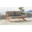  Meridian Outdoor Seating Loveseats 351Grey-L IMAGE 2